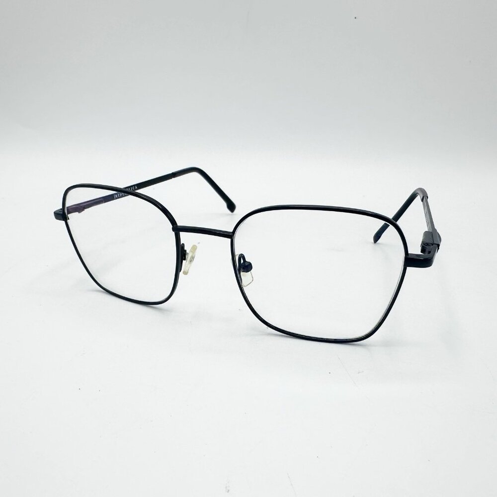 Republica Eyeglasses, Frames Only, Macon BK, 52-20-145, Metal, Black, Full Rim
